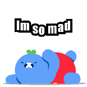 Imsomad Angry Sticker - Imsomad Mad Angry Stickers