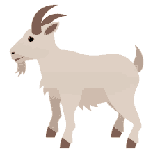 goat nature joypixels horn meat