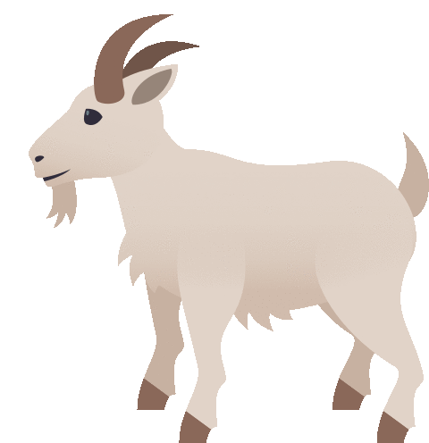 Goat Nature Sticker - Goat Nature Joypixels Stickers