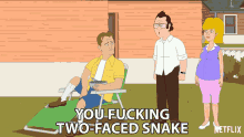 You Fucking Two Faced Snake Frank Murphy GIF - You Fucking Two Faced Snake Frank Murphy Bill Burr GIFs