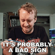 Its Probably A Bad Sign Peter Deligdisch GIF - Its Probably A Bad Sign Peter Deligdisch Peter Draws GIFs