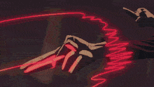 a close up of a person 's hand pointing