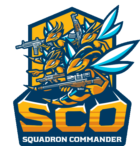 Team Sco Squad Commander Sticker - Team Sco Squad Commander Guns Stickers