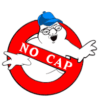 No Cap Fr Fr Sticker - No Cap Fr Fr Fr Stickers