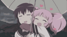 Anime Hug GIF - Anime Hug Yuru Yuri GIFs