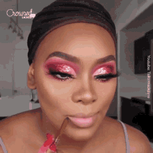 Lipstick Makeup GIF - Lipstick Makeup Put Makeup GIFs