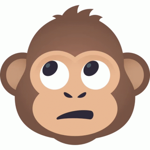 cartoon monkey eyes