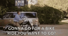 will ferrell funny motorcycle crash gonna go for a bike ride
