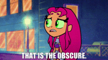 Teen Titans Go Starfire GIF - Teen Titans Go Starfire That Is The Obscure GIFs