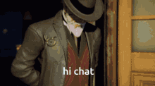 Hello Chat Hi Chat GIF - Hello Chat Hi Chat Shadowman GIFs