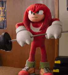 Knuckles The Echidna Sonic The Hedgehog GIF - Knuckles The Echidna Sonic The Hedgehog Paramount GIFs