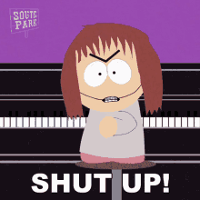 Shut Up Shelly Marsh GIF - Shut Up Shelly Marsh South Park GIFs