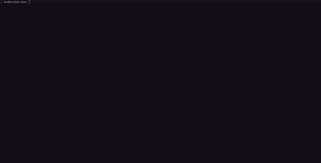 a screenshot of a bundlerplate.js page