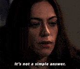 Sons Of Anarchy Tara Knowles GIF - Sons Of Anarchy Tara Knowles Its Not A Simple Answer GIFs