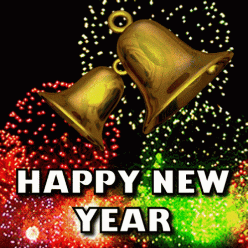 Happy New Year Ring In The New Year GIF - Happy New Year Ring In The New Year Happy New Year Fireworks GIFs