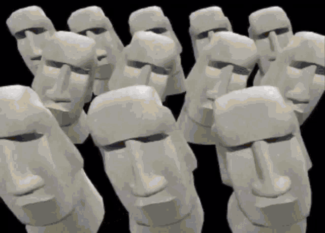 Moai Hardstyle GIF - Moai Hardstyle Headphone - Discover & Share GIFs