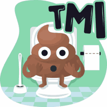 tmi happy poo joypixels too much information lot of information