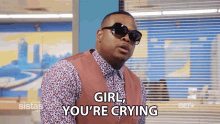 Girl Youre Crying Brian Jordan Jr GIF - Girl Youre Crying Brian Jordan Jr Maurice GIFs