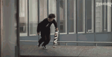 skate trick ollie land skateboard