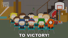 To Victory Butters Stotch GIF - To Victory Butters Stotch Clyde Donovan GIFs