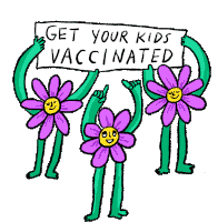 Get Your Kids Vaccinated Virus Sticker - Get Your Kids Vaccinated Virus Pandemic Stickers