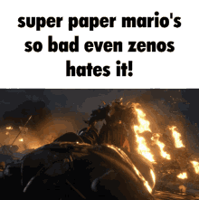 Super Paper Mario Zenos GIF - Super Paper Mario Zenos Final Fantasy GIFs