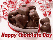 Happy Chocolate Day चॉकलेटडेमुबारकहो GIF