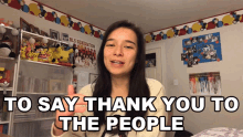 To Say Thank You To The People Hannah Fawcett GIF - To Say Thank You To The People Hannah Fawcett Laughingpikachu GIFs