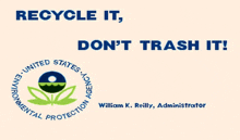 Recycle It Dont Trash It GIF