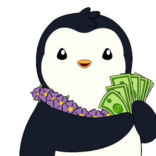 Choose Rich Pudgy Sticker - Choose Rich Pudgy Pudgypenguins Stickers