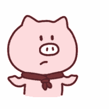 idk pig cute pink beats me