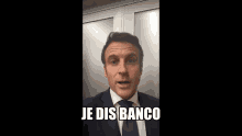 Emmanuel Macron Macron GIF - Emmanuel Macron Macron Banco GIFs