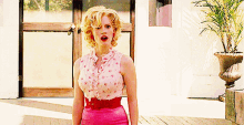 Jessica Chastain Blonde GIF - Jessica Chastain Blonde Shocked GIFs