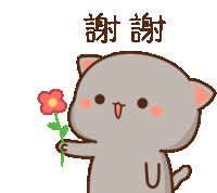Flower For You Cat Sticker - Flower For You Cat Flower Stickers