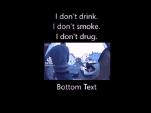 i dont drug egghead drug smoke bottom text falling down stairs