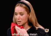 Jennifer Lawrence What Do You Mean GIF - Jennifer Lawrence What Do You Mean Panic GIFs