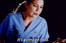 Greys Anatomy Meredith Grey GIF - Greys Anatomy Meredith Grey Its Gonna Be Okay GIFs