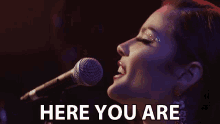Here You Are Halsey GIF - Here You Are Halsey Finally GIFs