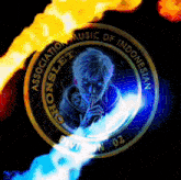 a coin that says association music of indonesian division 02