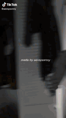 a black and white photo with the words made by aevspsxnny on it