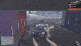 a police car has the number 877 on the side