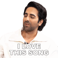 I Love This Song Ayushmann Khurrana Sticker - I Love This Song Ayushmann Khurrana Pinkvilla Stickers