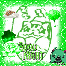 Good Night Namari Hime GIF - Good Night Namari Hime Genyas GIFs
