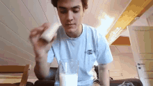 Milk Danidrinkingmilk GIF - Milk Danidrinkingmilk GIFs