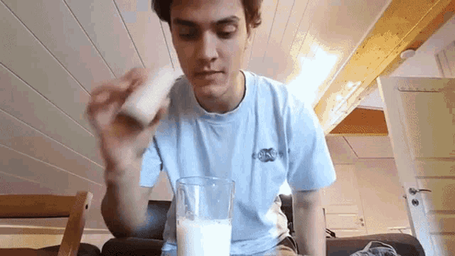 Milk Danidrinkingmilk GIF - Milk Danidrinkingmilk GIFs