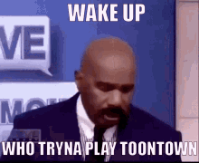 Toontown Wake Up GIF - Toontown Wake Up Steve Harvey GIFs