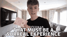 That Must Be A Surreal Experience Adam Beales GIF - That Must Be A Surreal Experience Adam Beales Adam B GIFs