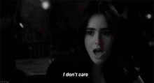 I Dont Care Lily Collins GIF - I Dont Care Lily Collins Rapunzel GIFs