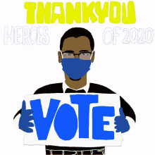 thank you heroes of2020 2020pandemic postal worker mail man