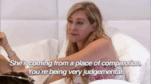 youre being very judgemental rhony real housewives sonja morgan place of compassion